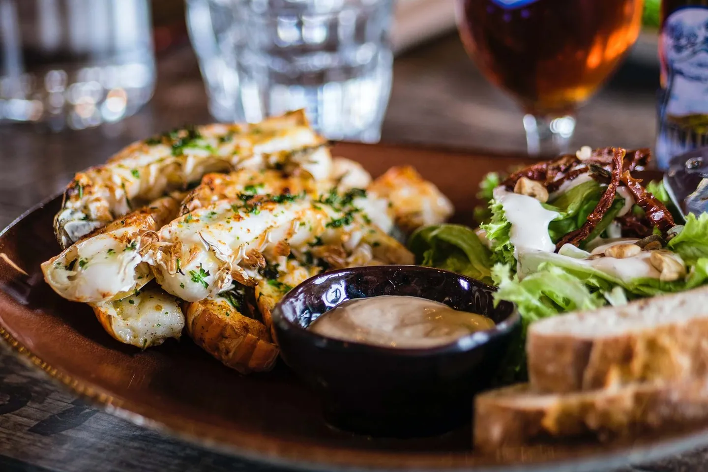 Imagine gastronomică publicată pe website-ul Lupi Gastroteca